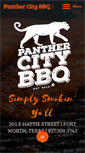 Mobile Screenshot of panthercitybbq.com