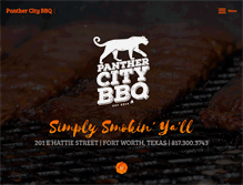 Tablet Screenshot of panthercitybbq.com